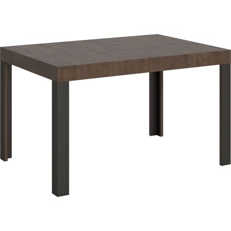 Tavolo allungabile 90x130/234 cm Linea Noce telaio Antracite (1/5)