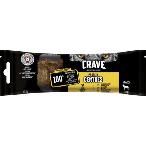 Crave Protein Centres Hundeleckerli Maxi 72 g Huhn (1/3)