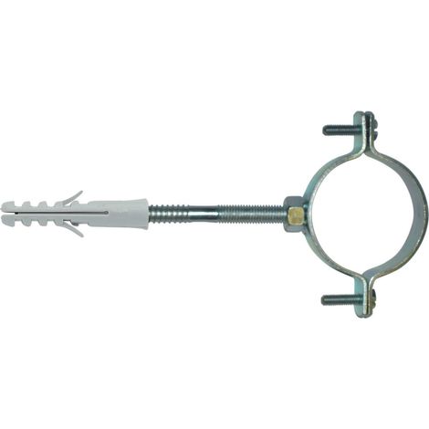 2 pz collare Elematic E/CL 1.1/2" collari per tubo gronda fermatubo grondaia (1/2)