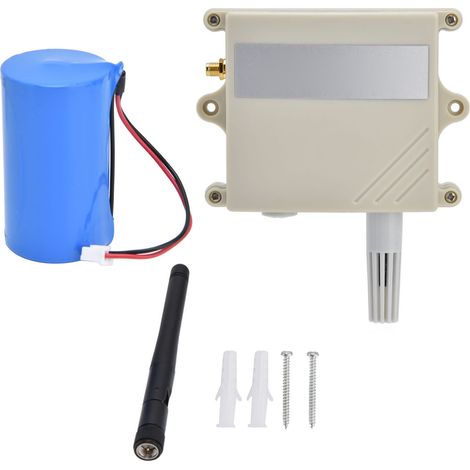 Drahtloser Temperatur- und Feuchtigkeitssender, wasserdichter Temperatur- und Feuchtigkeitssensor für die Fernanzeige in Echtzeit (1/5)