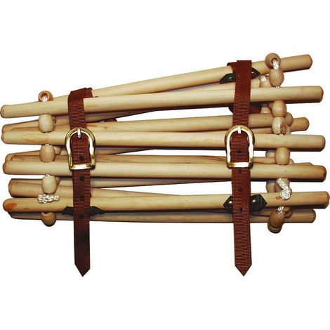 Collier de pansement en bois avec sangles en nylon réglables