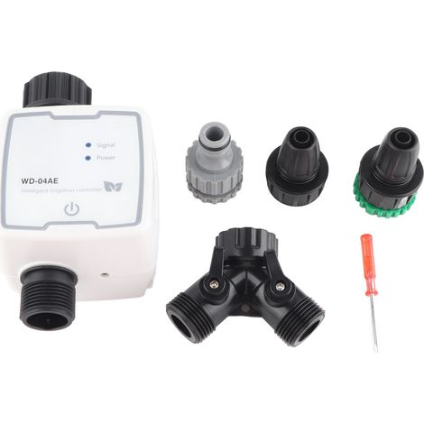 Programmateur d'arrosage automatique WiFi G3/4 avec capteur de pluie, contrôle via application Tuya Smart, étanche IPX5 pour jardin et terrasse (1/5)