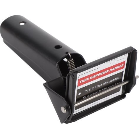Outil de presse-tube RTV efficace et facile à contrôler, distributeur d'extrusion de silicone de taille industrielle de 2,5 pouces, noir. (1/5)