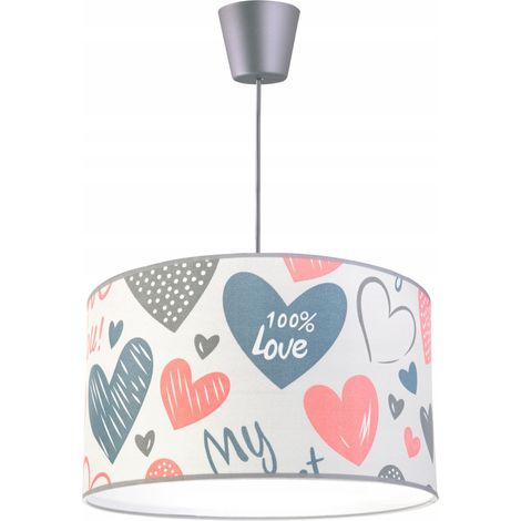 LÁMPARA DE TECHO COLGANTE INFANTIL LOFT, PANTALLA LED (1/5)