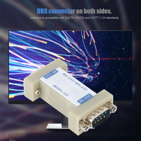 Isolateur Optique RS232 Plein Duplex avec Isolation Galvanique et Connecteur DB9 (1/4)