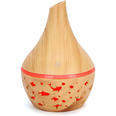 Diffuseur d'aromathérapie 300ml pour bureau, humidificateur d'air mignon à motif, USB, prise murale, pour maison (1/5)