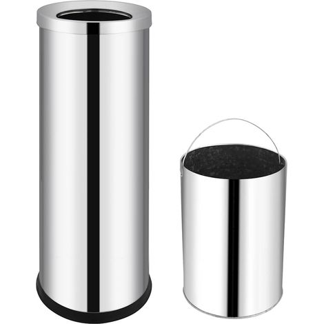 Maison Exclusive - Pattumiera da Albergo 32 L in Acciaio Inox
