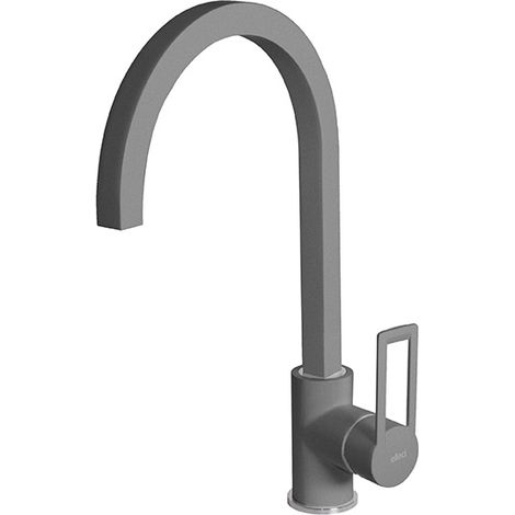 Rubinetto Miscelatore Cucina Elleci Bridge Metaltek Grigio Titanium MMKBRI73 (1/2)