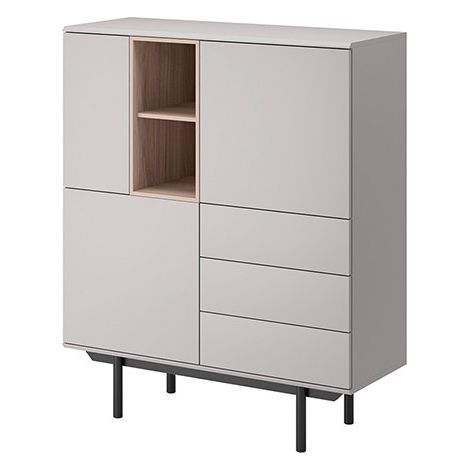 Buffet haut INOX gris 100 x 121 cm (1/2)