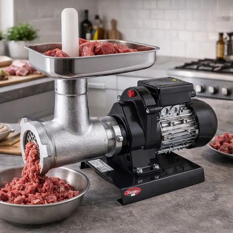 Hachoir Professionnel Moteur Étanche Monophasé Induction 1200W (1/5)