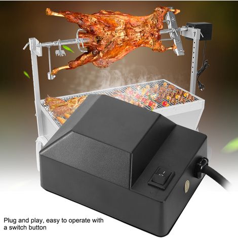 Barbecue électrique 220V prise UE, moteur rotatif pour tournebroche, rôtissoire à viande, accessoire barbecue rotatif, gril motorisé (1/5)
