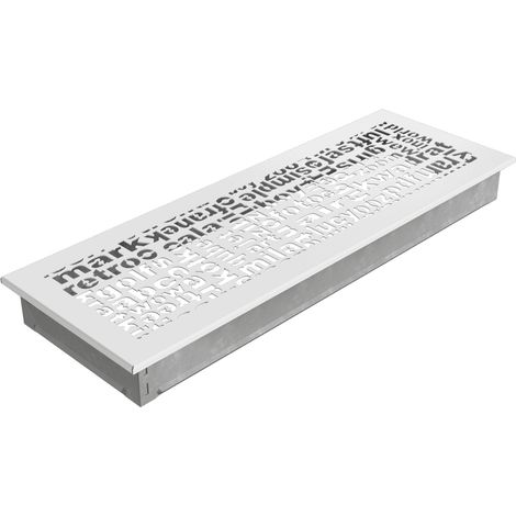 Lüftungsgitter ABC 17x49 weiß (1/3)