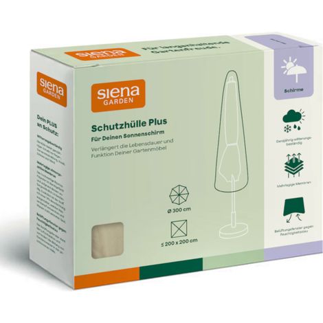 Siena Garden Schirmhülle H165 x 25/35 Schutzhülle Abdeckplane Abdeckhaube