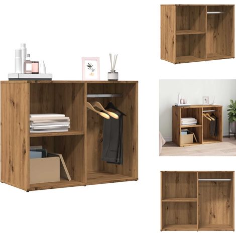 Armoire de dressing chêne artisanal 80x40x65 cm bois ingénierie - Armoire De Dressing - Armoires De Dressing - Armoire - Placard (1/5)