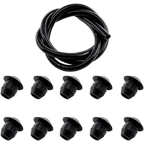VURAHOME - Tuyau de Durite De Carburant De 1,5feet, Lot de 10 Kit de Passe-fil à Réservoir de Carburant pour FS36 FS44 FS48 FS52 FS56 BR340 BR400 BR420 FC85 FH75 FS75 FS81 FS106 FS108 HL75 HS85 HT75 S (1/5)