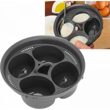 Multifunktionaler Dampfgarer für heiß geschlagene Eier, Korbpochierer für Thermomix 5, Thermomix TM5 Zubehör, Eierkocher für 4 Eier (1/5)