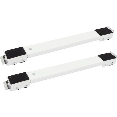 1 paire de roulettes extensibles pour appareils électroménagers (lave-linge, réfrigérateur, meubles), support mobile, charge maximale 150 kg (1/5)
