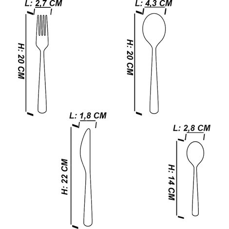 Servizio di Posate 24 Pezzi completo per 6 persone Manici Colorati Ergonomici Made in Italy Acciaio Inossidabile Lavabili in Lavastoviglie omaggio il Porta Posate da Cassetto disponibili in 15 colori  (1/2)