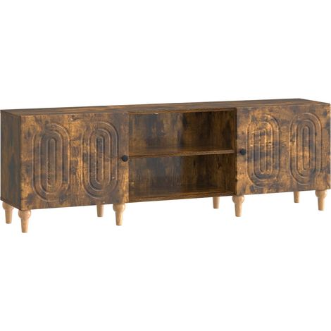 TV-Schränk Geräucherte Eiche 150 x 31 x 50 cm Holzwerkstoff vidaXL