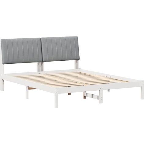 Estructura de cama 150 x 200 cm Madera de pino macizo vidaXL