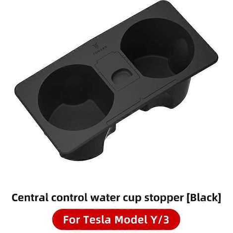 Support de porte-gobelet pour Tesla Model 3 et Model Y cendrier pour Tesla Model 3 (2023) et Model Y accessoires de commande centrale pour Model 3 et Model Y. (1/5)