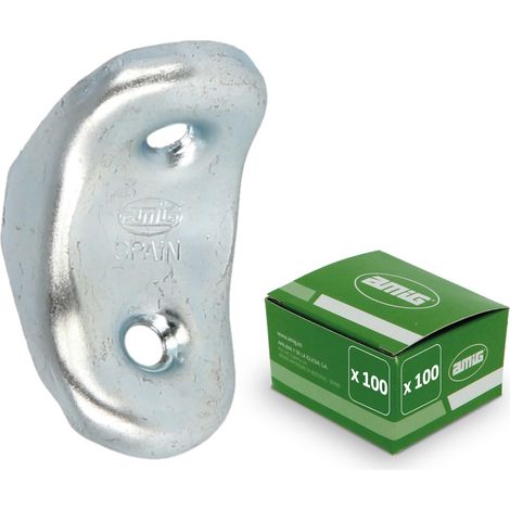 Boite de 100 cornières galvanisées 2-30mm 512 amig (1/5)