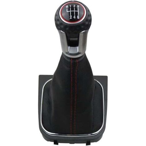 BUNTHAUS Innenzubehör, 6-Gang-Schaltknauf, Gamaschen-Kofferraumabdeckungssatz, Schaltknauf für Golf 5 6 MK5 MK6 GTD R32 R20 2004-2013 (1/5)