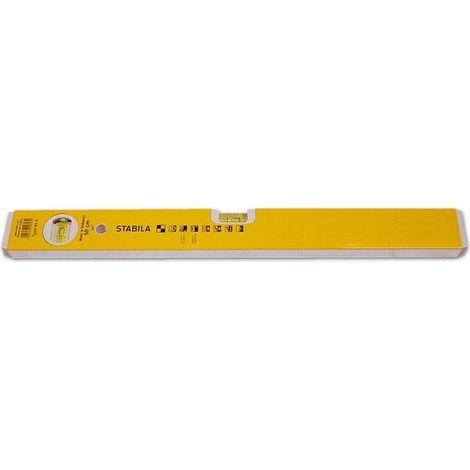 Livella Rettangolare Stabila Art. 80A Gialla 60 cm (1/2)