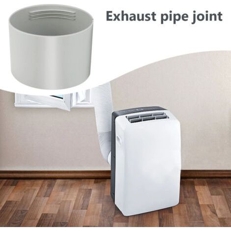 Adaptateur de Tuyau D'échappement Climatiseur, Adaptateur Tuyau Évacuation Climatiseur Mobile Ø130mm Adaptateur Tuyau de Climatisation Portable, ABS Adaptateur de Tuyau de Fenêtre Climatiseur (1/4)