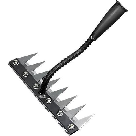 8 Teeth Manual Weed Rake Portable Weed Rake Garden Weed Remover (1/5)