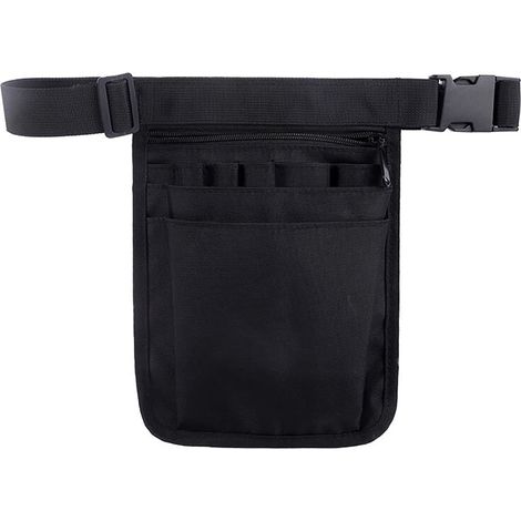 Ceinture porte-outils avec organiseur de ciseaux, sangle ajustable et sac grande capacité (1/5)