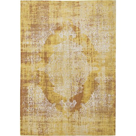 Tapis de salon Kirman Fading World Collection 200x280 cm - Sunwax - Design Inspiré par Louis de Poortere, …vanescence Artistique, Texturé et Nostalgique