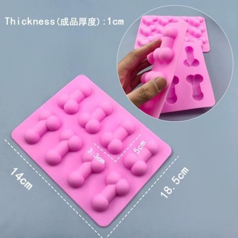 Moule À Patisserie - Silicone - Rose - Compatible Congélateur Et Lave-Vaisselle - 1 Pièce (1/4)