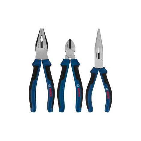 Bosch Zangen-Set Mehrkomponentengriffe 3-tlg. - 1600A039RF (1/5)