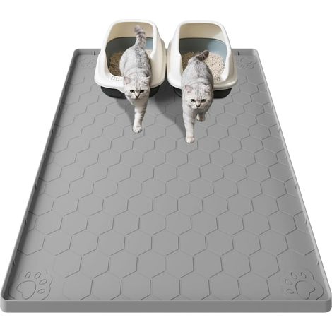 Extra-Large Cat Litter Mat, 101 x 71 cm, Waterproof Silicone (1/5)