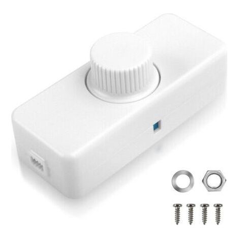 Variateur de Lumiere LED 3W-100W Interrupteur Variateur et Variateur Rotatif 220-240V avec dimmable Bouton intelligent pour dimmable Lampes Led etc.