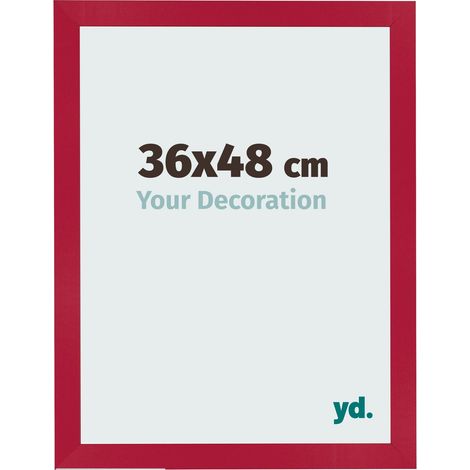 yd. - Cadre photo 36x48 - Rouge - MDF - Bologna (1/5)