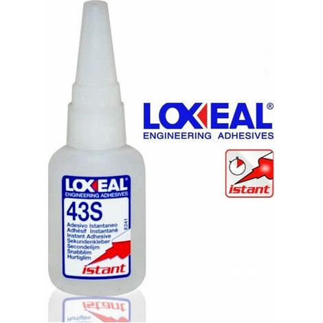 LOXEAL ISTANT 43S 20 gr ADESIVO ISTANTANEO COLLA UNIVERSALE ETILE-CIANOACRILICO