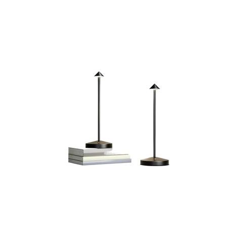 Lámpara de Mesa LED Táctil Portátil 2, Recargable, Regulación Continua sin Escalones, para Comedor, Dormitorio, Adecuada para Salón, Residencia Universitaria y Oficina (1/5)