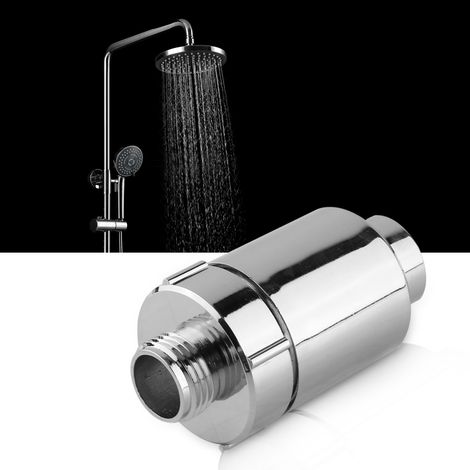 Pommeau de Douche Filtre Purificateur d'Eau pour Salle de Bain, Adoucisseur Élimine Chlore et Métaux Lourds, Cartouche Incluse (1/5)