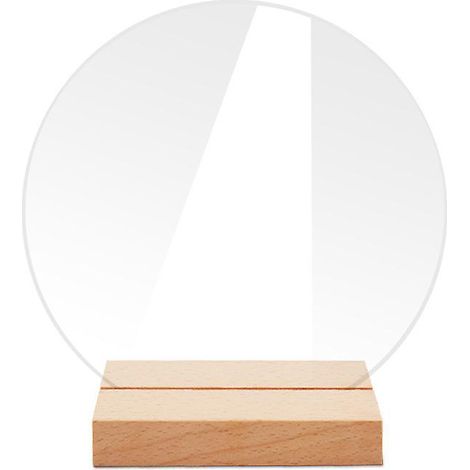 plaque De Numro De Table Ronde En Acrylique Avec Base - Petite, Plaque De Numro De Table De Mariage, Plaque De Table, Banquet Diy, Plaque De Sige (1/5)