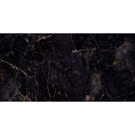 Mexen Champion Gres negro esmaltado rectificado G1, baldosa para suelo y pared 120 x 60 cm, alto brillo - TL202-120-060-00 (1/5)