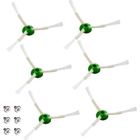 6 pièces/paquet pour iRobot série I &amp E &amp J balayeuse Triangle brosse latérale remplacement (1/5)