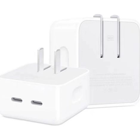 Bloc chargeur USB-C 35 W, adaptateur secteur compact à double port USB-C, chargeur mural rapide 3.0 (1/4)