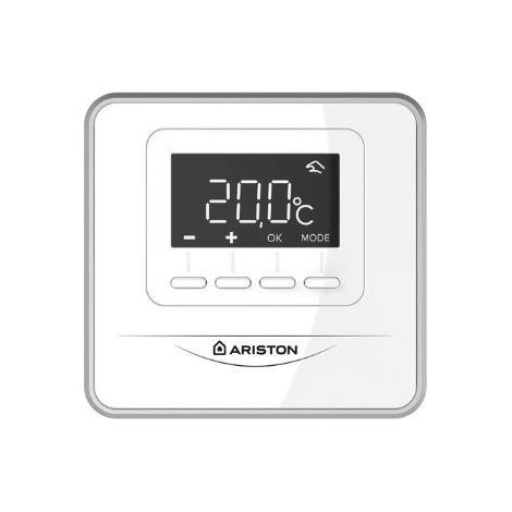Ariston Thermostat d'ambiance CUBE ROOM RF sans fil blanc pour gestion multizone 3319478