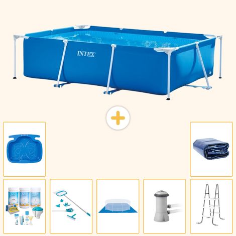 Intex Piscine Tubulaire Rectangulaire - 300x200x75 cm - 8-pièces  S20060 (1/5)
