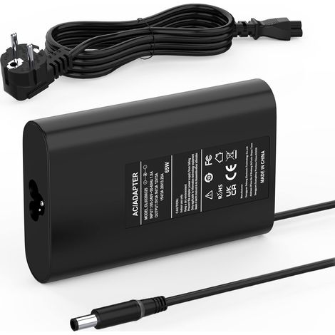 65W Chargeur Ordinateur Portable pour Latitude 7490 7480 7290 7280 5580 5500 5490 5480 5400 E7440 E6430 E6440 E6540 E5540 E5450 E5470 E7450 E7470 E5250 5590 5300 Adaptateur 7.4 x 5.0mm (1/5)
