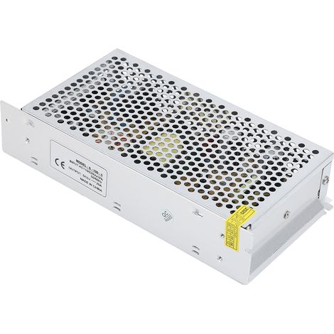 Alimentation à découpage pour dispositifs LED. Transformateur réglable pour vidéosurveillance 5 V CC (S-100-5 (5 V 20 A 100 W) 110/220 V CA ±15 %). (1/5)