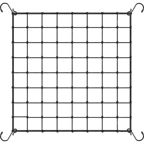 Filet de Culture en Maille élastique, 80x80cm pour Net, Filet de Treillis de Jardin avec Crochets pour Tente de Culture, Filets de Palissage pour Plantes Légumes Fruits (1/5)