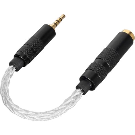 Adaptateur Audio 4.4mm Femelle vers 2.5mm Mâle Câble Haute Fidélité pour Casques Audiophiles (1/5)